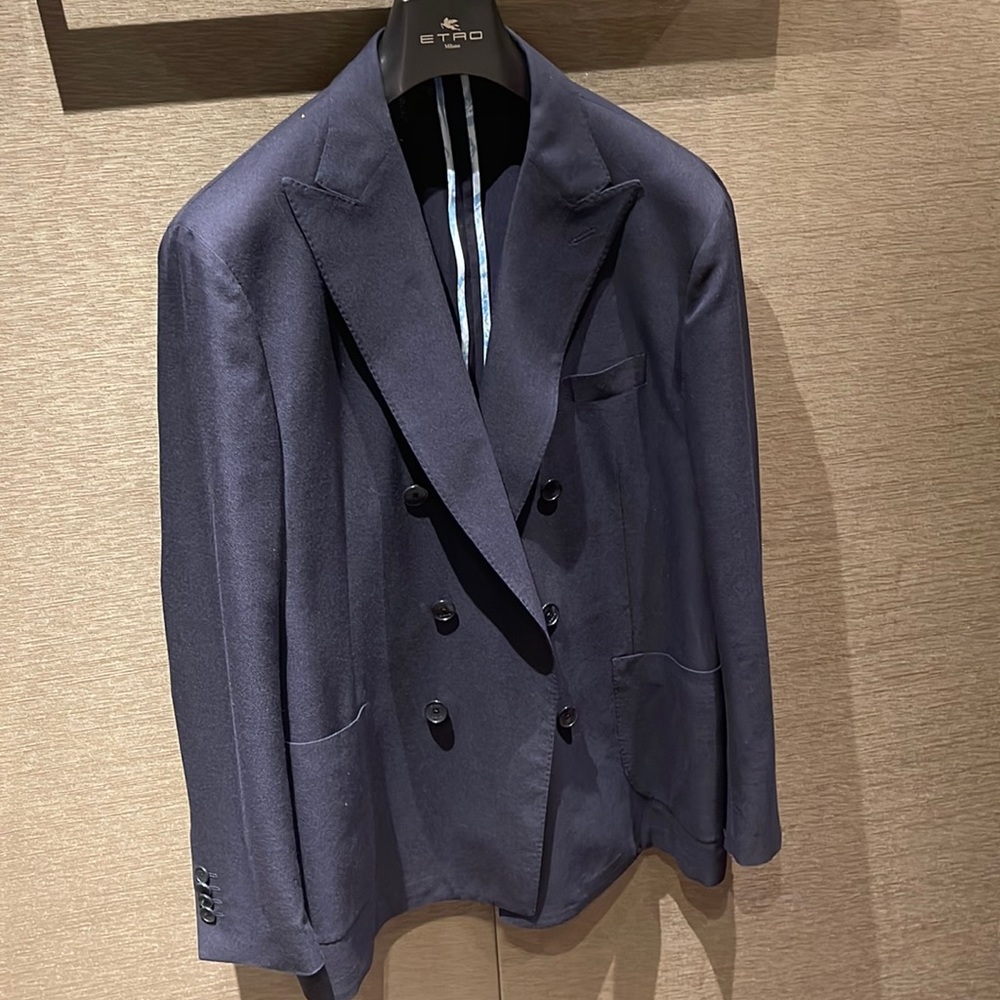 Navy blue Etro men’s blazer